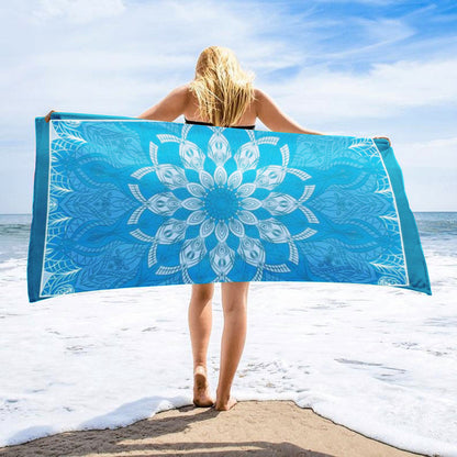 Printed Towel Seaside Vacation Beach Bath Towel